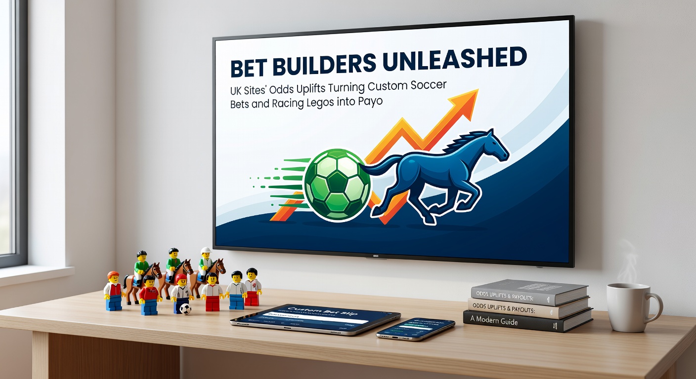 Horse racing bet builder on a UK site displaying multi-leg selections with odds boost icons, illustrating custom accumulators for flat races and jumps