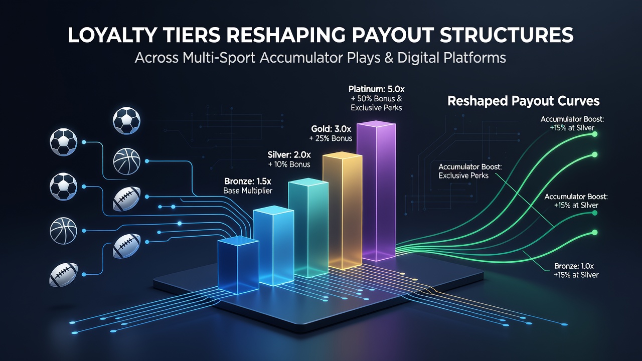 Digital table game interface displaying loyalty-based payout enhancements