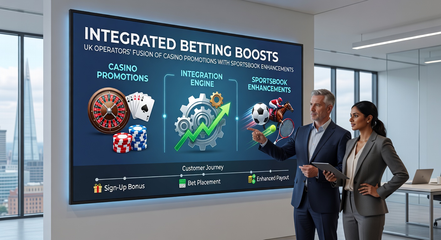 Screenshot of a UK betting app dashboard showing casino free spins integrated with live sportsbook odds boosts
