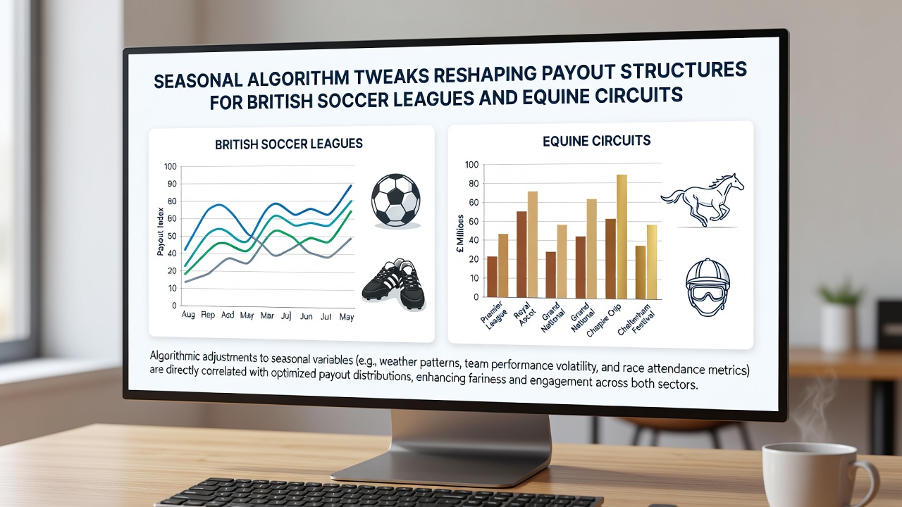 Data visualization of payout variations in UK soccer and racing markets